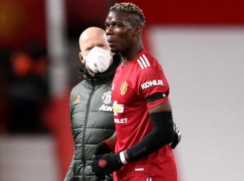 Pogba Out of Man United’s Next Four Matches Due To Injury