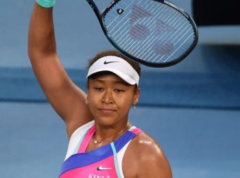 Naomi Osaka admits that she will never be satisfied with herself as she enters the third round at the Australian Open