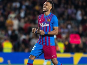 Aubameyang hits brace in Barcelona’s 3-1 win over Celta Vigo